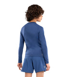 VENUM CONTENDER KIDS RASHGUARD LONG SLEEVES ROYAL BLUE BACK SIDE
