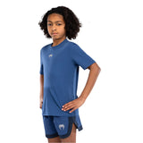 VENUM CONTENDER KIDS T-SHIRT ROYAL BLUE LEFT SIDE