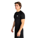 VENUM CONTENDER RASHGUARD SHORT SLEEVES BLACK LEFT SIDE