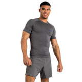 VENUM CONTENDER RASHGUARD SHORT SLEEVES GREY RIGHT SIDE