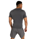VENUM CONTENDER RASHGUARD SHORT SLEEVES GREY BACK SIDE