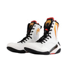VENUM ELITE BOXING SHOES ICE /GOLD FRONT SIDE