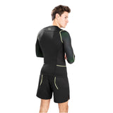 VENUM FUSION 2.0 RASHGUARDS LONG SLEEVES BLACK YELLOW BACK SIDE