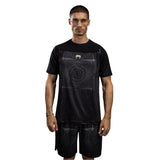 VENUM G-FIT AIR MENS DRY-TECH T SHIRT DEEP BLACK DESERT SAND FRONT SIDE