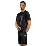 VENUM G-FIT AIR MENS DRY-TECH T SHIRT DEEP BLACK DESERT SAND LEFT SIDE