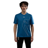 VENUM GIANT CONNECT T-SHIRT MISTY BLUE FRONT SIDE