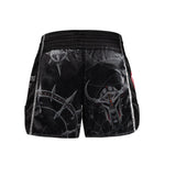 VENUM GLADIATOR 5.0 MUAY THAI SHORTS BLACK NEO ORANGE BACK SIDE