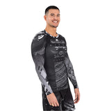 VENUM GORILLA JUNGLE RASHGUARDS LONG SLEEVES BLACK WHITE RIGHT SIDE