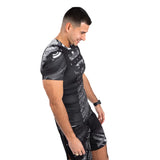 VENUM GORILLA JUNGLE RASHGUARDS SHORT SLEEVES BLACK WHITE RIGHT SIDE
