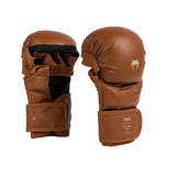VENUM IMPACT EVO MMA GLOVES HAVANA FRONT SIDE