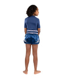 VENUM INFERNO KIDS MUAY THAI SHORTS ROYAL BLUE BACK SIDE