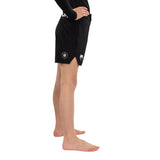 VENUM LIGHT KIDS FIGHTSHORTS BLACK RIGHT SIDE