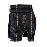 VENUM RAPID MUAY THAI SHORTS BLACK STORM GREY LEFT SIDE