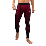 VENUM TACTICAL XT SPATS BLACK BURGUNDY GOLD FRONT SIDE