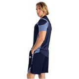 VENUM TEMPEST MENS DRY-TECH T-SHIRT NAVY BLUE LEFT SIDE