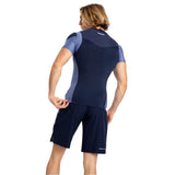 VENUM TEMPEST RASHGUARDS SHORT SLEEVES NAVY BLUE BACK SIDE