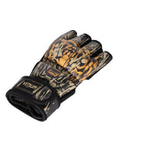 VENUM TIGER MMA GLOVES BLACK NEO ORANGE TOP SIDE