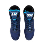 VENUM TOP RANK ORIGINAL BOXING SHOES NAVY BLUE FRONT SIDE