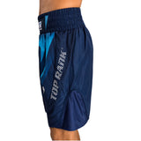 VENUM TOP RANK ORIGINAL BOXING SHORTS NAVY BLUE LEFT SIDE