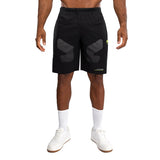 VENUM TRAINING CAMP 4.0 TRAINING SHORTS BLACK NEON GREEN FRONT SIDE