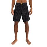 VENUM UNMATCHED TOPURIA EDITION FIGHTSHORTS BLACK GOLD FRONT SIDE