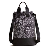 VOORAY  FLEX CINCH BACKPACK POLKA DOT BACK SIDE