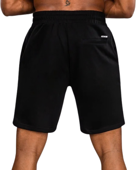 Venum Giant 3D Cotton Shorts – Black | French Terry Cotton – Regular Fit – Lifestyle Athletic Wear