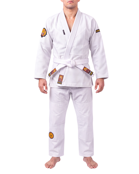 TATSU FEARLESS BJJ Gi – White | Premium Pearl Weave - Adults