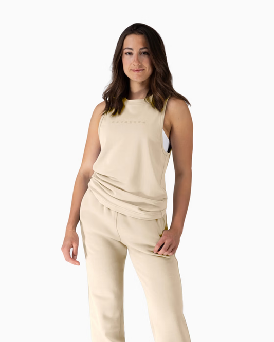 HAYABUSA Essential Heavyweight Tank – Beige | Unisex
