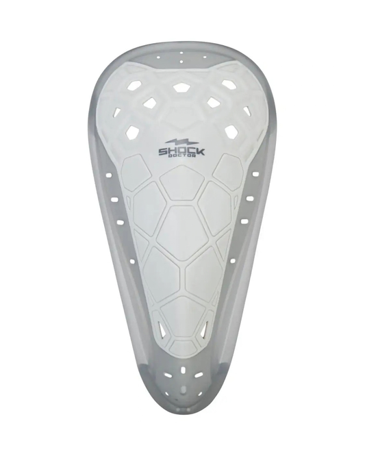 Shock Doctor Core Supporter with Bio‑Flex 2.0 Cup – White | Secure Fit & Impact Protection – Adult Large