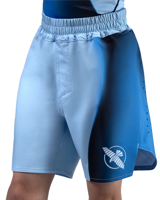 HAYABUSA Youth Fightshorts – Blue | Kids Training Shorts