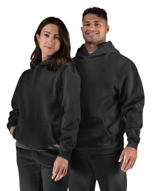HAYABUSA Essential Hoodie – Black | Unisex Premium Oversized Fit