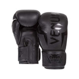 ELITE BOXING GLOVES BLACK FRONT SIDE