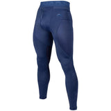 G-FIT COMPRESSSION TIGHTS NAVY FRONT SIDE