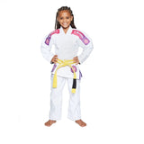 GIRL KIDS ULTRALIGHT WHITE FRONT SIDE