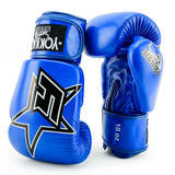 INSTITUTION KIDS GLOVES BLUE FRONT SIDE