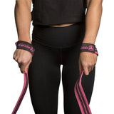 LIFTING STRAPS PINK LEFT SIDE