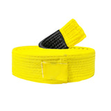 NO LABEL BJJ BELT YELLOW FRONT SIDE