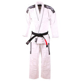 NOVA + PLUS BJJ GI WHITE BELT WHITE FRONT SIDE