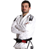 NOVA + PLUS BJJ GI WHITE BELT WHITE LEFT SIDE