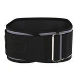 NYLON WEIGHTLIFTING BELT GRAY BACK SIDE