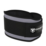 NYLON WEIGHTLIFTING BELT GRAY RIGHT SIDE