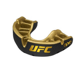 OPRO SELF FIT UFC BLACK GOLD FRONT SIDE