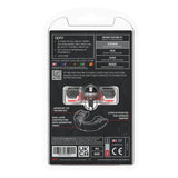 OPRO SELF FIT UFC PLATINUM RED SILVER BLACK BACK SIDE