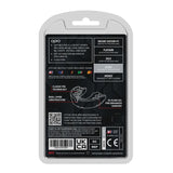 OPRO SELF FIT UFC SILVER WHITE BACK SIDE