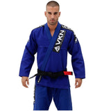 PRO JIU-JITSU GI ROYAL BLUE FRONT SIDE