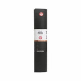PRO YOGA MAT BLACK 71 INCHES FRONT SIDE