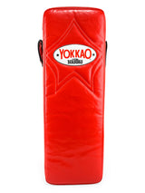 QUAD LOW KICK PAD RED FRONT SIDE