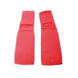 TATSU INSTEP SHIN GUARD RED LEFT SIDE