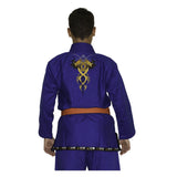 TATSU ULTIMATE LIGHT BJJ GI KID BLUE BACK SIDE